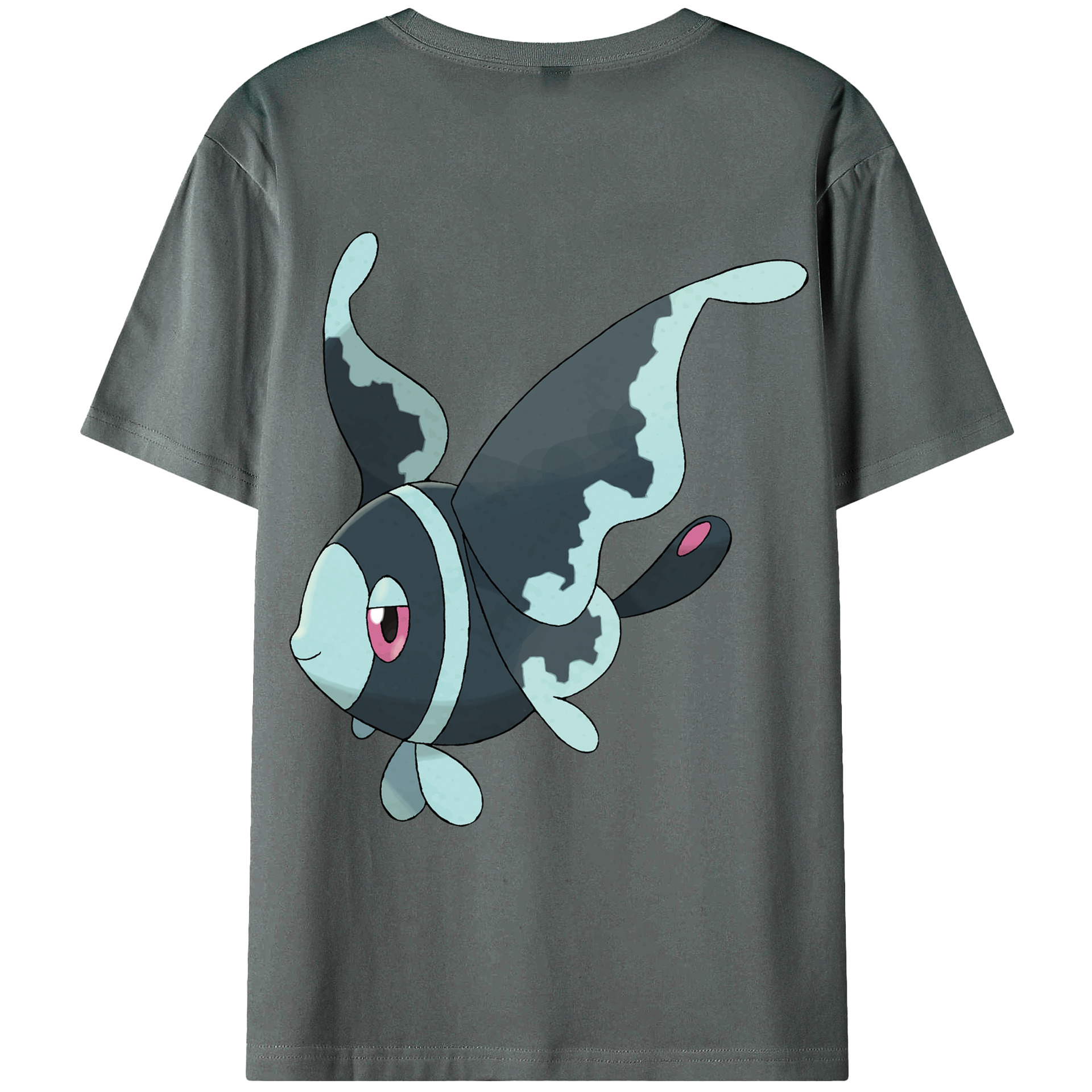 （画像用） ポケットモンスター Pokémon 綿100％ メンズ半袖Tシャツ（バックプリント） 通気性